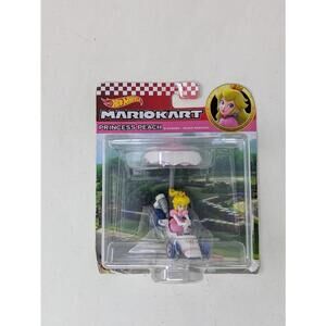 Hot Wheels - Mario Kart Series - Princess Peach B-Dasher With Peach Parasol